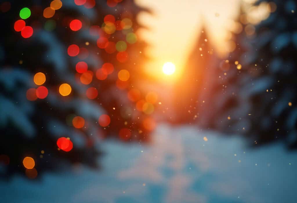 Blurred Christmas Lights